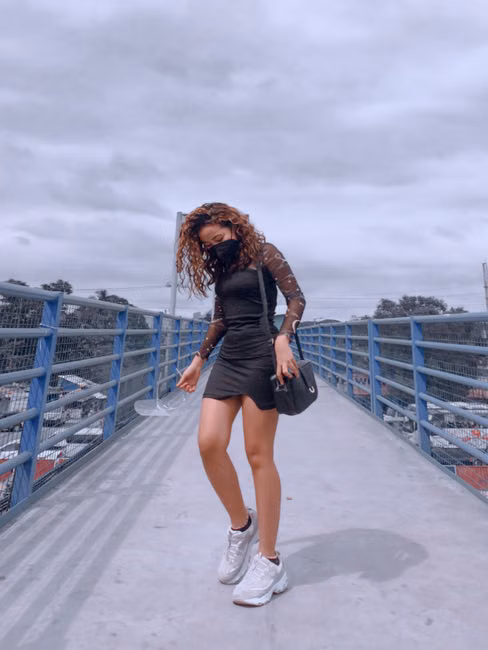 Vestido Midi Canelado